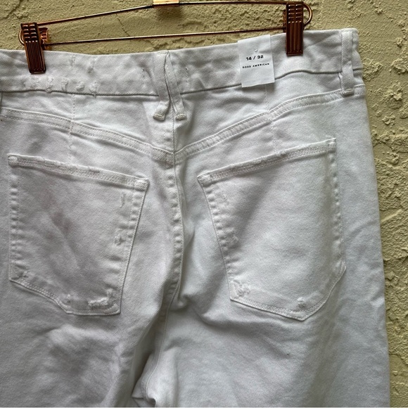 NWT GOOD AMERICAN Good Icon Straight Jeans 14 - Picture 2 of 6